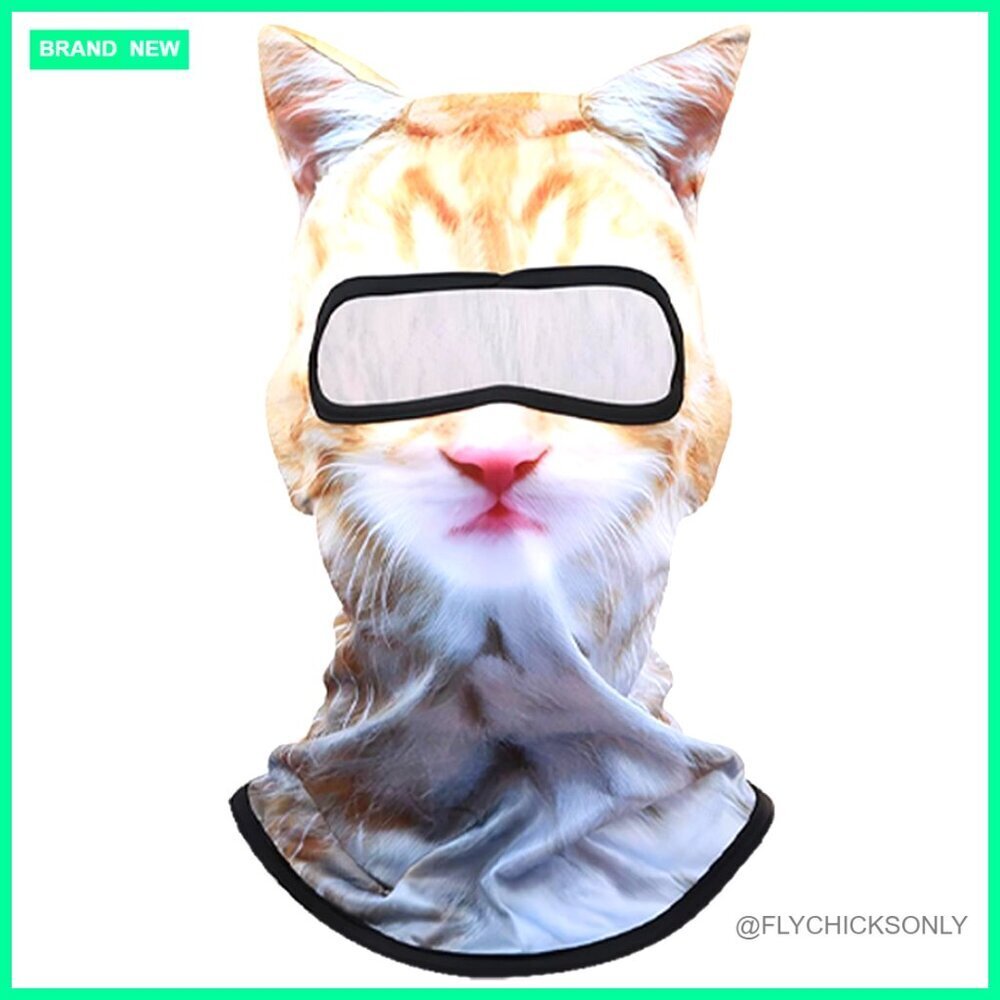 3D Cat Ears Balaclava Ski Mask Polyester Festival Outdoor Activities
